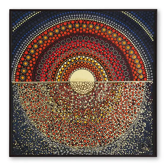 Dot Mandala Foil Painting