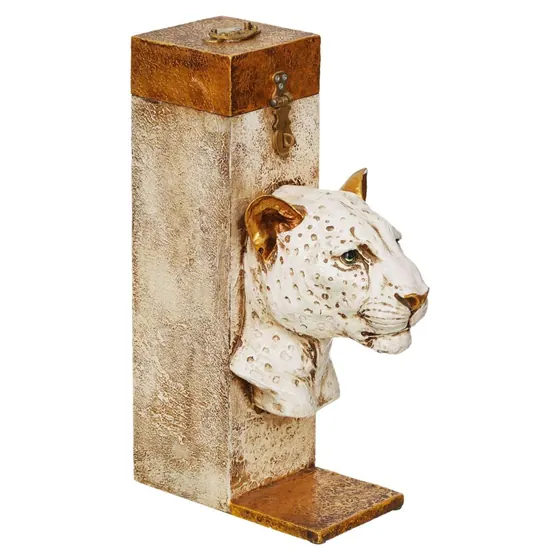 Tiger Relief Wall Wine Holder