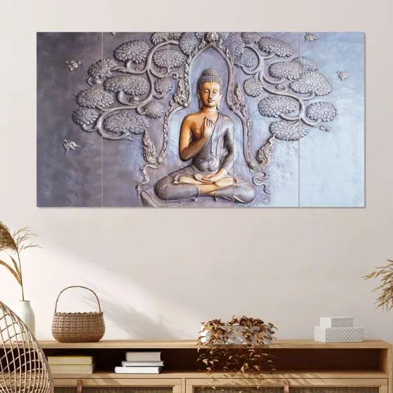 Buddha Bodhi Tree Wall Painting