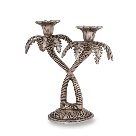 Candle Holder 2 Tree Plain