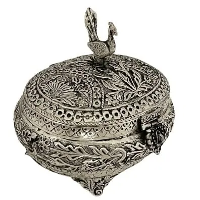 Box Peacock Round New