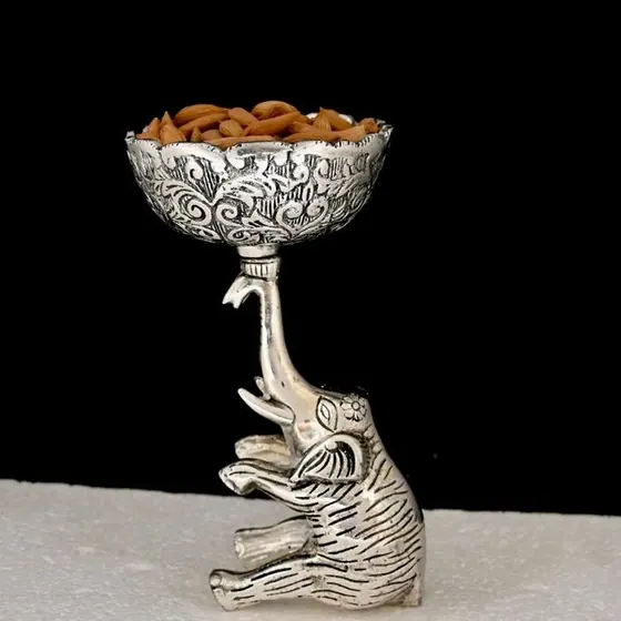 Elephant Sitting Dryfruit Bowl