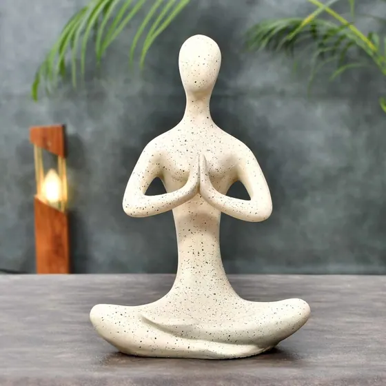 Abstract Resin Yoga Figurine