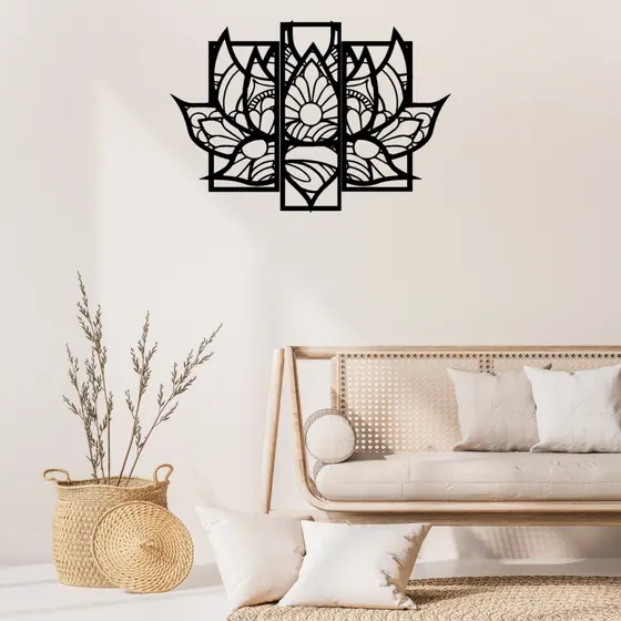 Blooming Lotus Mandala Wall Hanging