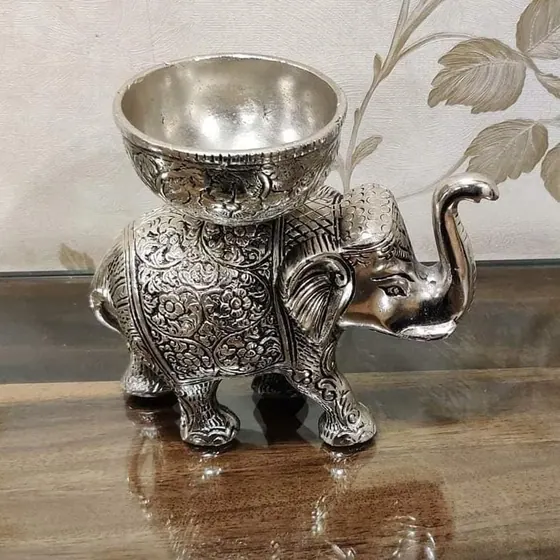 Elephant With Bowl