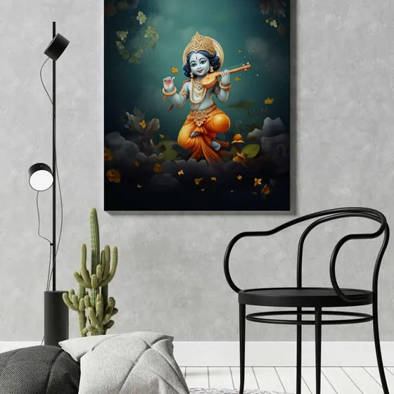 Bal Krishna Canvas Painting
