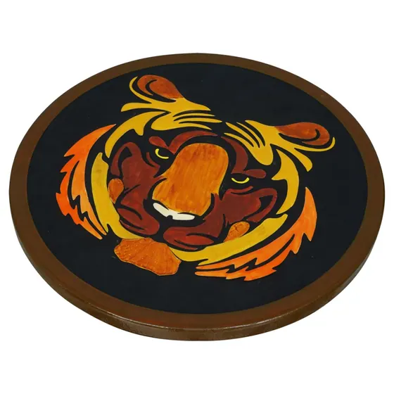 Tiger Face Wooden Tabletop