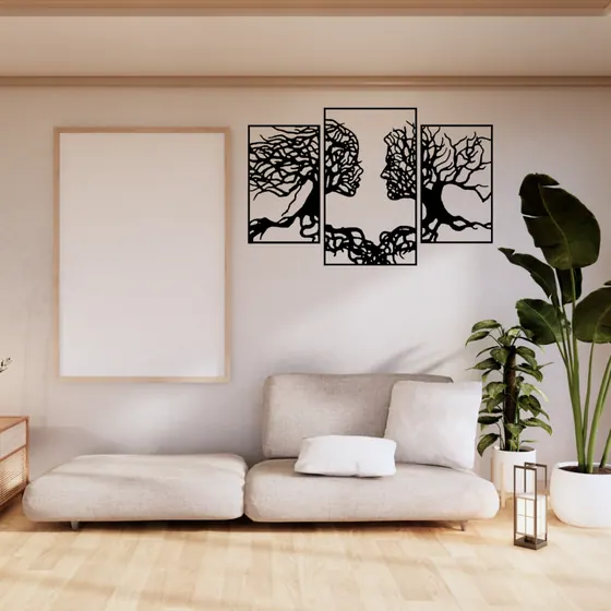 Tree of Life Silhouette Triptych