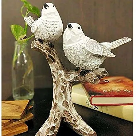 Resin Bird Pair on Branch