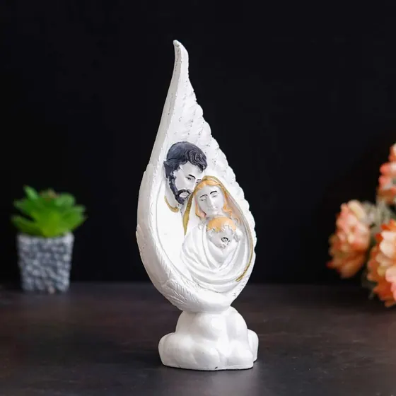 Holy Family Resin Figurine