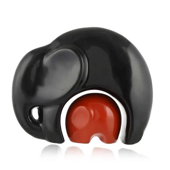 Abstract Resin Elephant Figurine