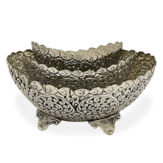 Fruit Bowl Round Stand - Ring Handle