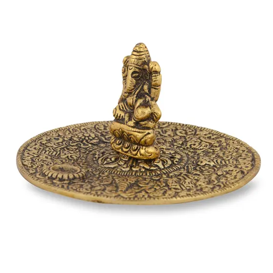 Insence And Dhoop Holder Ganesha Round