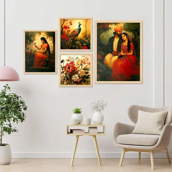 Traditional Indian Framed Art Prints