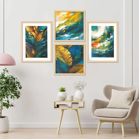 Tropical Botanical Foliage Art Prints