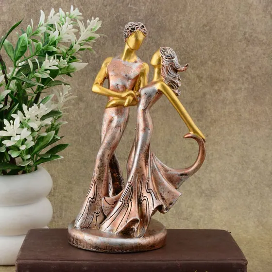Dancing Couple Resin Figurine