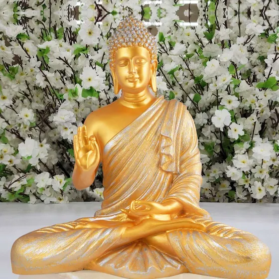 Gold and Silver Buddha Idol