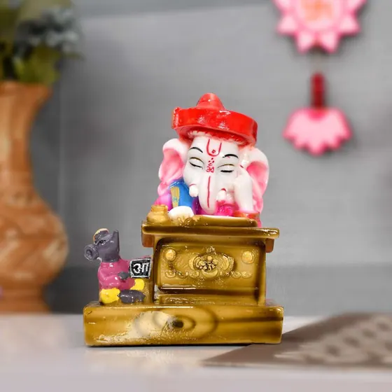 Lord Ganesha Study Desk Idol