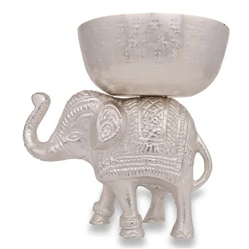 Elephant 6" With 6" Bowl New
