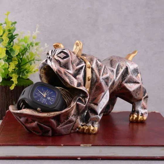 Geometric Resin Dog Mouth Organiser