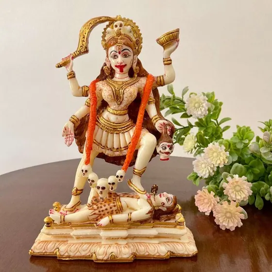 Goddess Kali Marble Idol