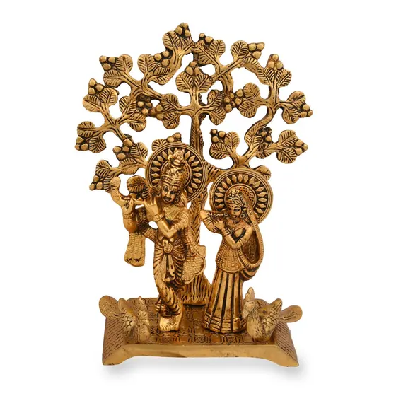 Radha Kishan Back Tree Gold