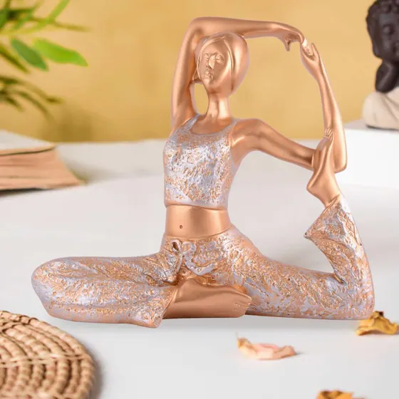 Mermaid Pose Resin Yoga Figurine