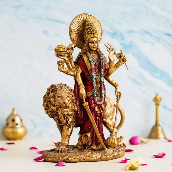 Resin Maa Durga Idol