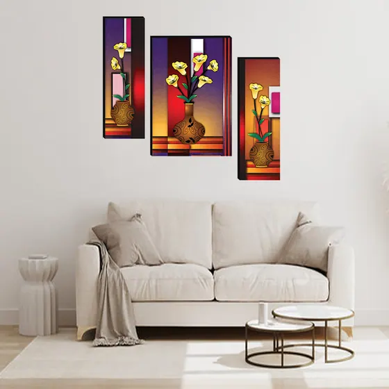 Calla Lily Digital Wall Painting
