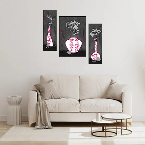 Floral Vases Digital Wall Art