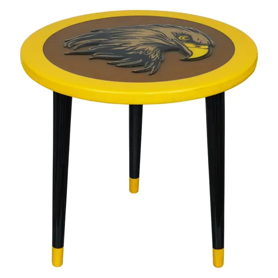 Eagle Motif Wooden Side Table