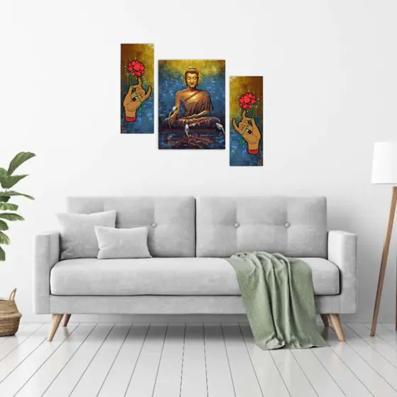 Buddha Digital Wall Painting Set
