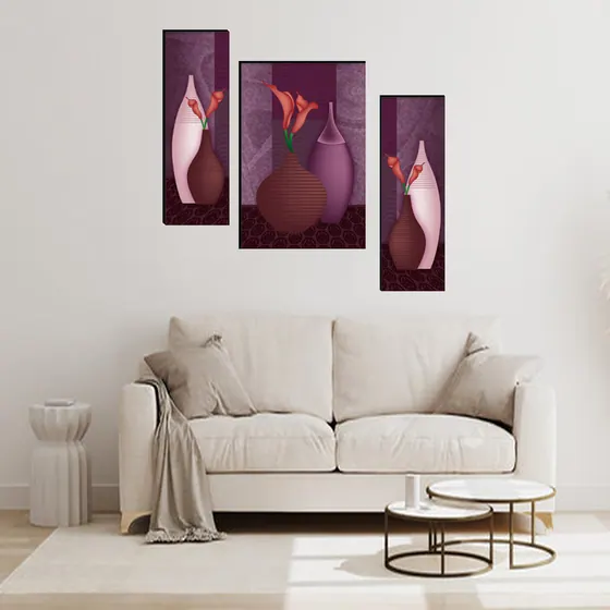 Purple Vase Digital Wall Art