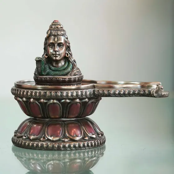 Lord Shiva Lingam Bronze Idol