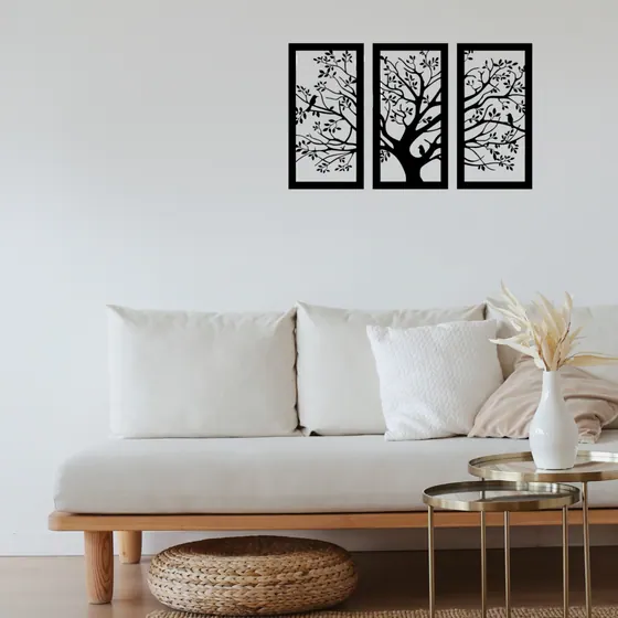 Tree of Life Triptych Wall Art