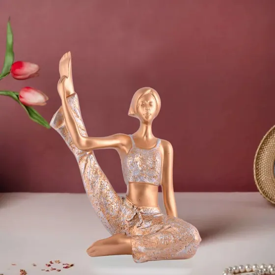 Compass Pose Resin Yoga Figurine